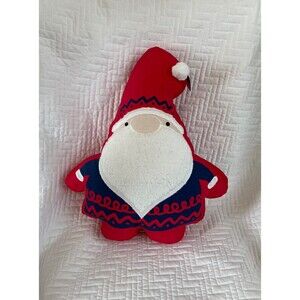 Santa pillow brand new 16 inches tall by 14 inches wide new with tags
